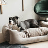 Kentucky Dog Bed Velvet Beige - S - 60 cm x 40 cm - Dog Bed