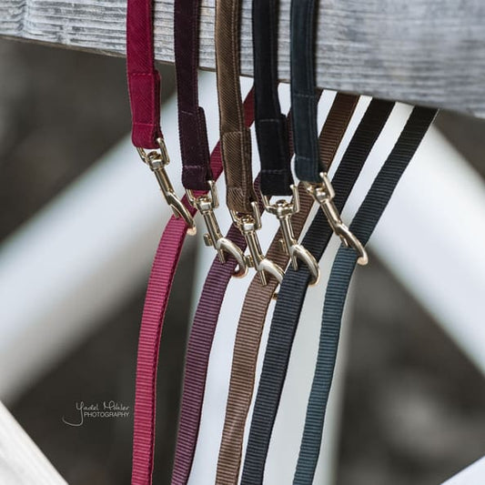 Boomerang Equestrian - Kentucky Dog Lead Corduroy Black