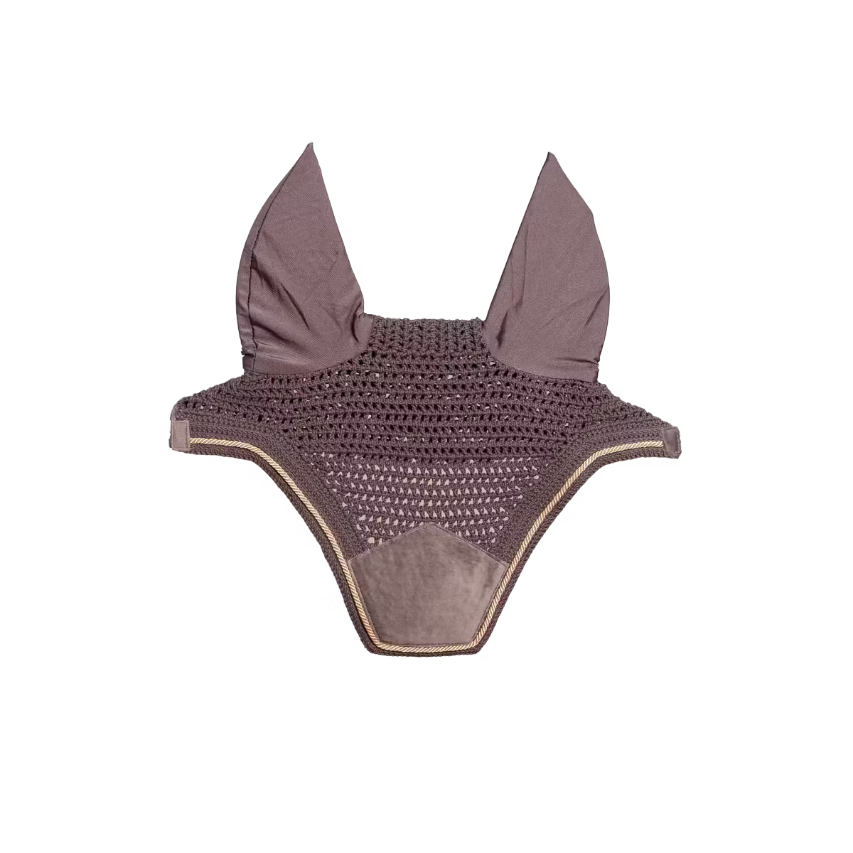 Brown ear bonnet on a transparent background