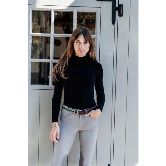 Boomerang Equestrian - Kentucky Handmade Pearls Belt Light Blue