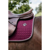 Kentucky Saddle Pad Classic Leather Jumping Bordeaux - FULL - Saddle Pad