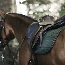  Kentucky Saddle Pad Leather Colour Edition Jumping Dark Olive - FULL - Saddle Pad
