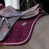 Kentucky Saddle Pad Velvet Jumping Bordeaux - FULL / BORDEAUX - Saddle Pad