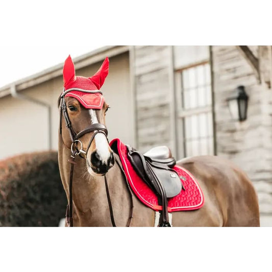 Boomerang Equestrian - Kentucky Saddle Pad Velvet Jumping Red
