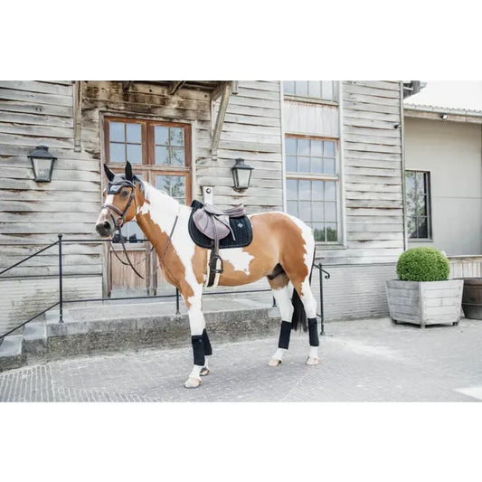 Boomerang Equestrian - Kentucky Saddle Pad Velvet Pearls Jumping Black