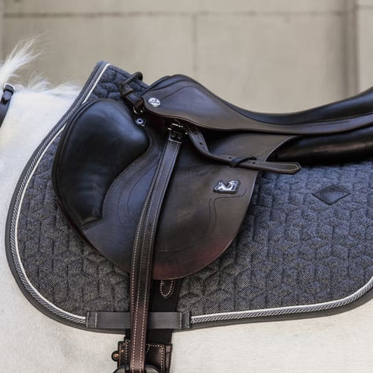 Boomerang Equestrian - Kentucky Saddle Pad Wool Jumping Grey