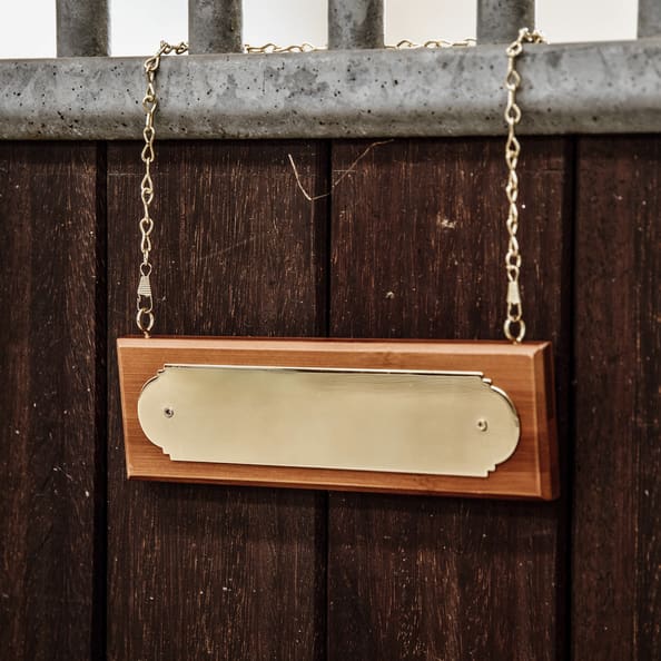 Kentucky Stable Name Plate Hanger - ONESIZE - Name Plate