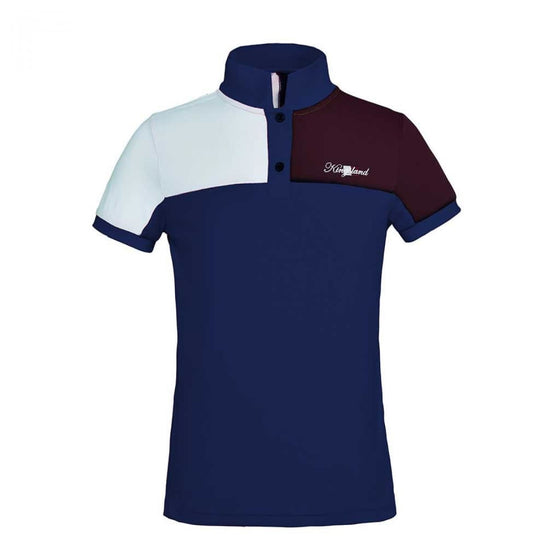 Kingsland Jean Junior Technical Pique Polo Shirt Navy - Polo Shirt