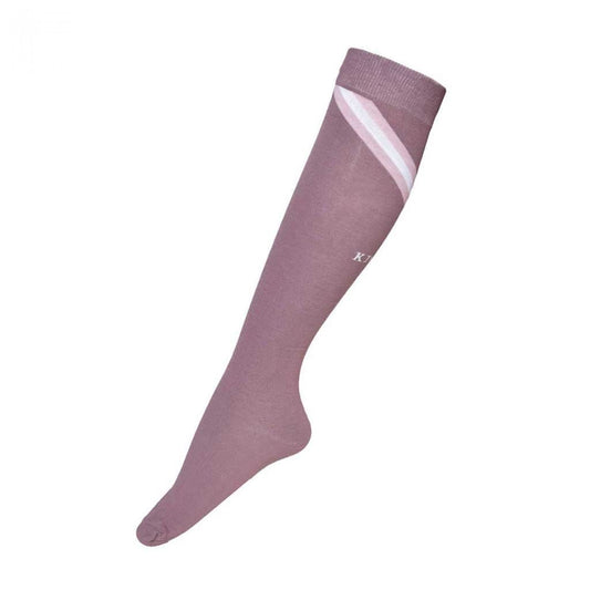Boomerang Equestrian - Kingsland Unisex Coolmax Knee Socks Laveda Mauve