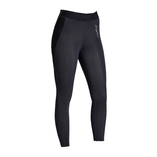 KL Girl’s F-Tec2 Full Grip Riding Tights Kemmie Navy - Riding Tights