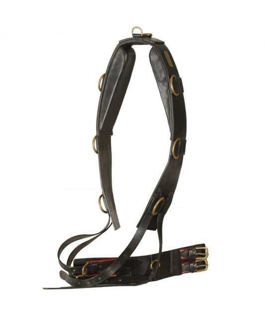 Boomerang Equestrian - Privilege Equitation Leather Working Roller With Cushions Brown