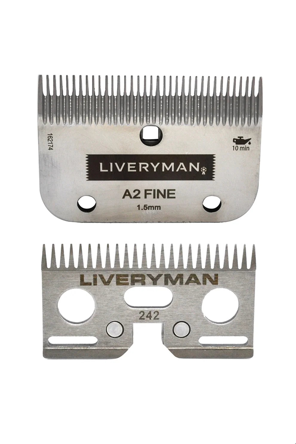 Liveryman clipping blades on a white background