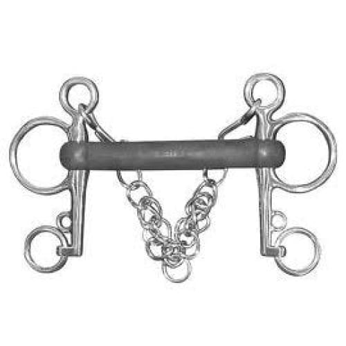 Boomerang Equestrian - Lorina Hard Rubber Mullen Mouth Pelham