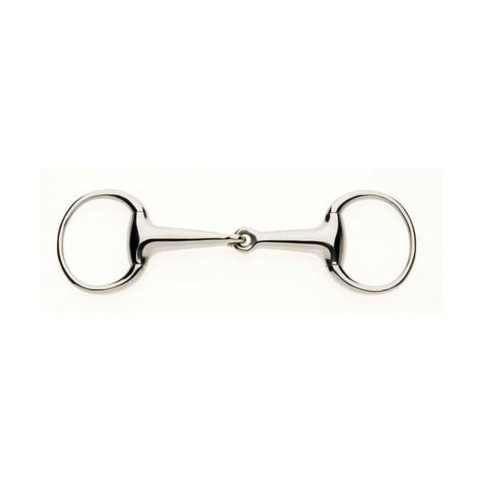 Boomerang Equestrian - Lorina Hollow Mouth Eggbutt Snaffle Bit