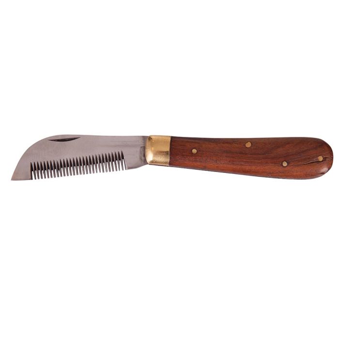 Mane thinning knife on a white background
