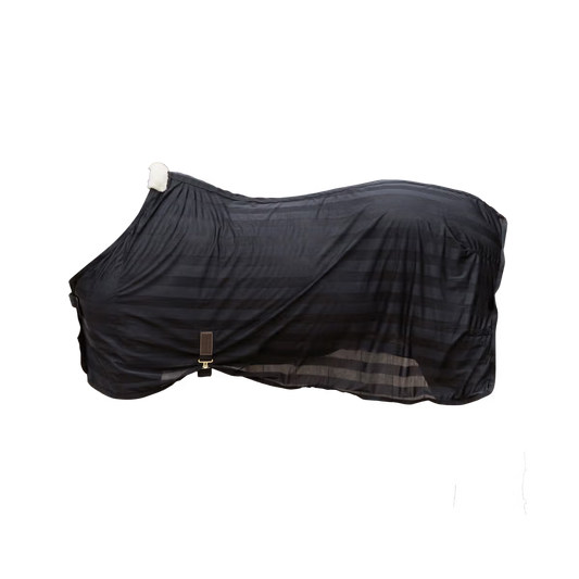 Black horse blanket on a transparent background