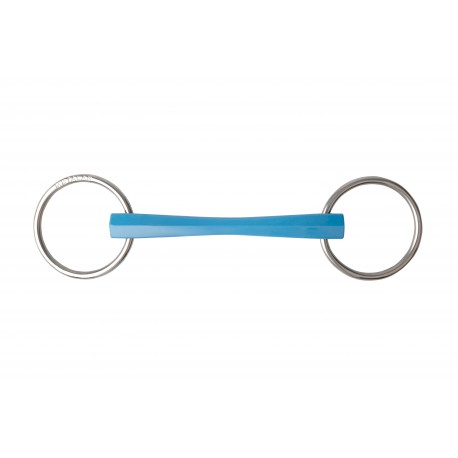 Metalab Flexi Loose Ring Snaffle Bit Blue