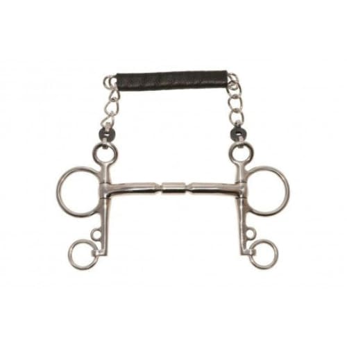 Boomerang Equestrian - Metalab "Elite" Pelham Bit With Straight, Short Shanks