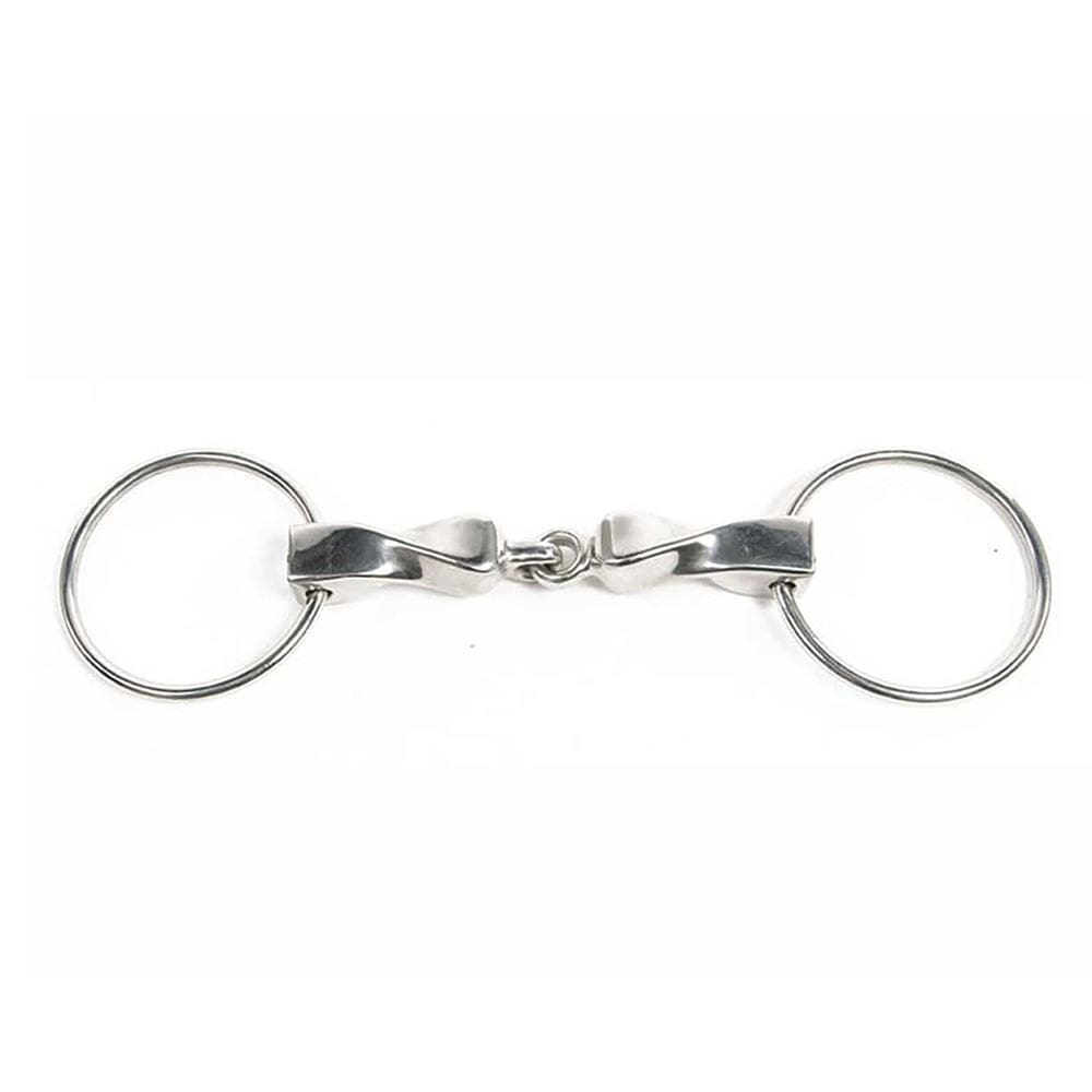 Metalab Twisted Loose Ring Snaffle Bit - 135 MM - Bit