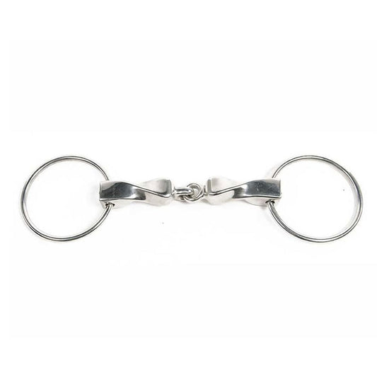 Boomerang Equestrian - Metalab Twisted Loose Ring Snaffle Bit