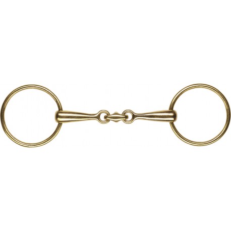 Feeling Anatomic Loose Ring Double Jointed Cyprium Snaffle Bit