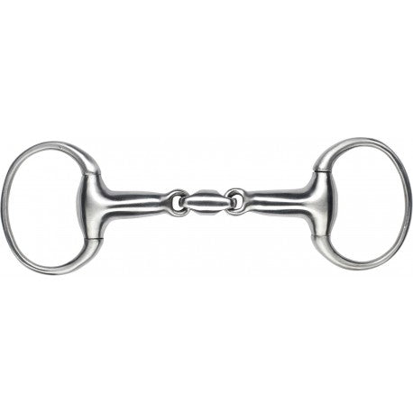 Feeling Anatomic Double Jointed Eggbutt Snaffle Satin Finish