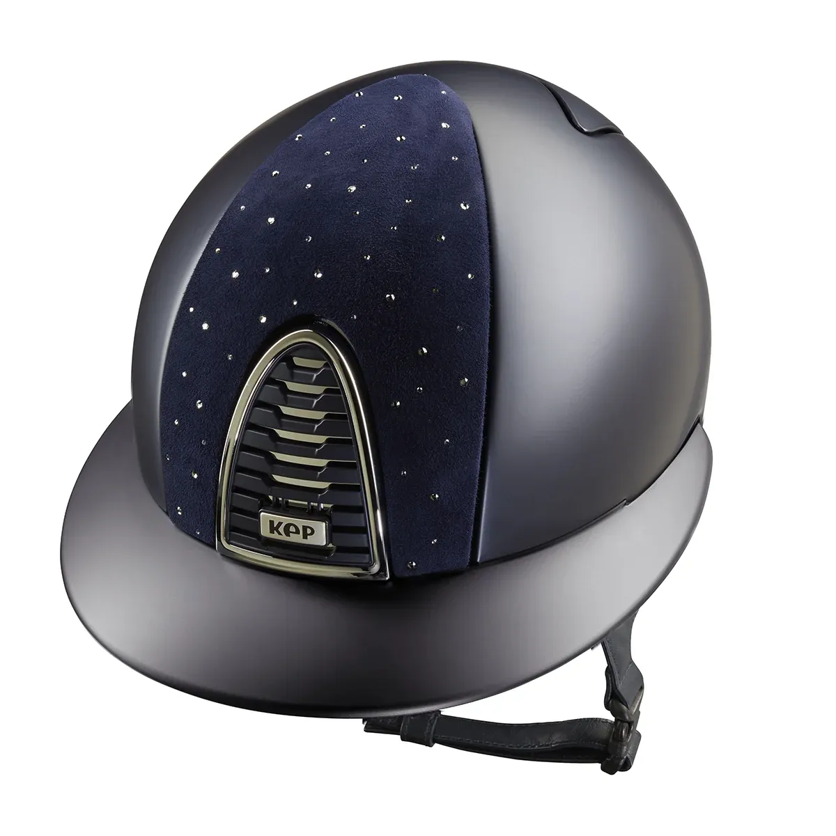 Helmet with starry design on a white background