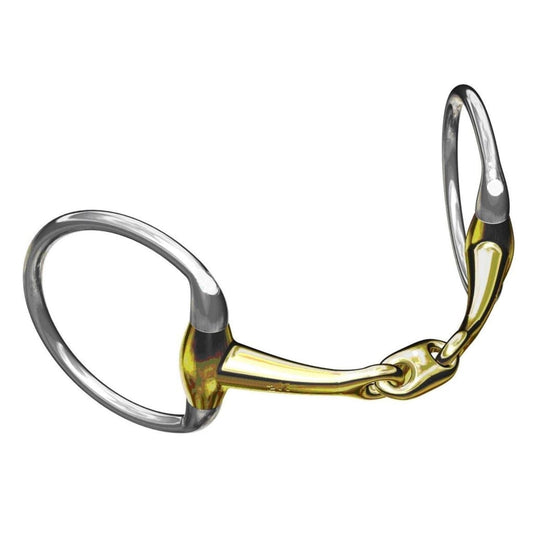 Boomerang Equestrian - Neue Schule Tranz Angled Lozenge Eggbutt Snaffle Bit