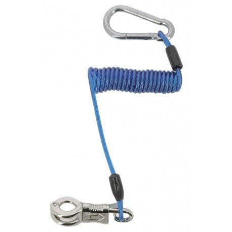Boomerang Equestrian - Norton Flexible Coil Tie Blue