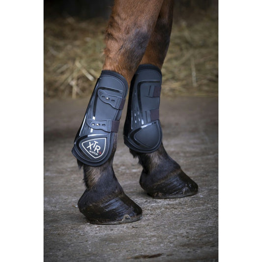 Boomerang Equestrian - Norton XTR Button Tendon Boots Black