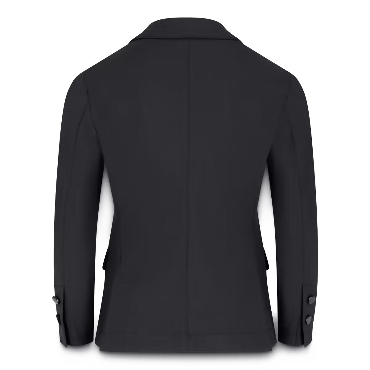 Black jacket on a transparent background