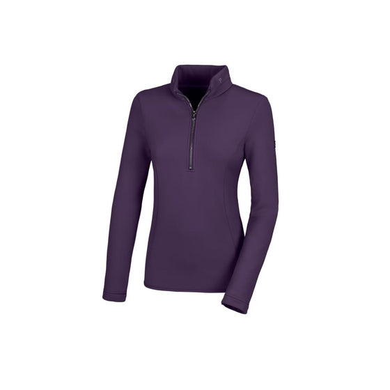 PIKEUR LADIES 1/4 ZIP POLARTEC FLEECE BLUEBERRY 36