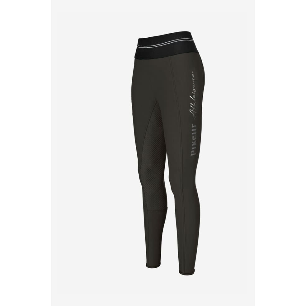 Pikeur Ladies Athleisure Full Seat Breeches Gia Black Olive - Riding Tights