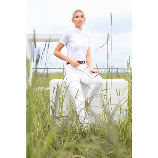 Pikeur Ladies Competition Shirt Marou White - ladies competition shirt