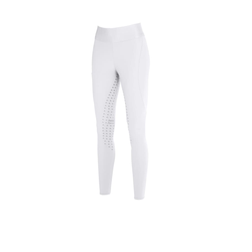 Pikeur Ladies Full Seat Riding Tights Tiffini White - Riding Tights