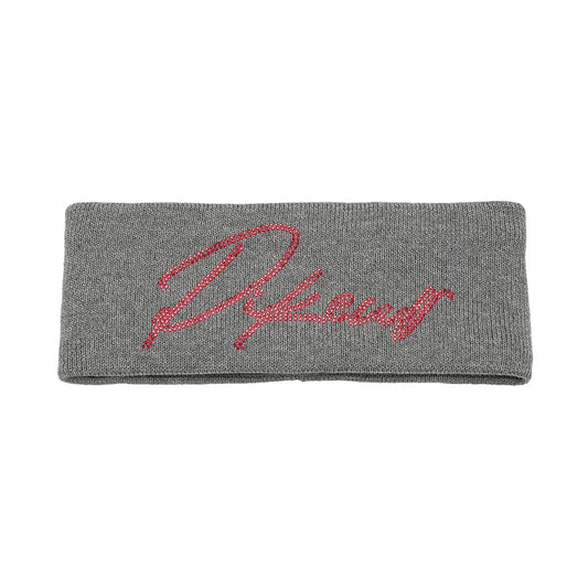 Pikeur Ladies Headband With Rhinestone Logo Grey - GREY / ONESIZE - Headband