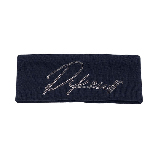 Pikeur Ladies Headband With Rhinestone Logo Navy - NAVY / ONESIZE - Headband