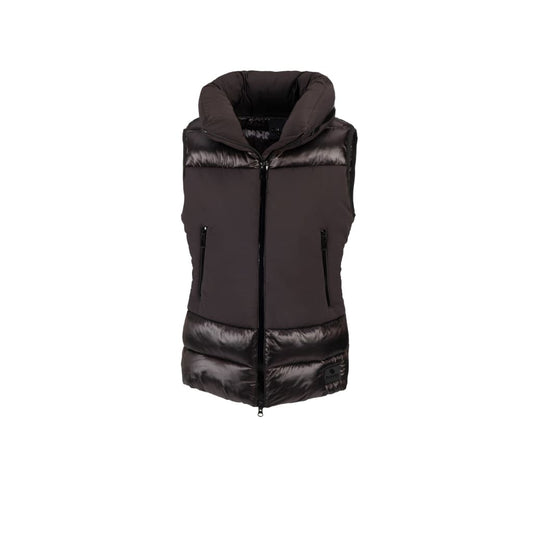 PIKEUR LADIES QUILT WAISTCOAT LICORICE 38