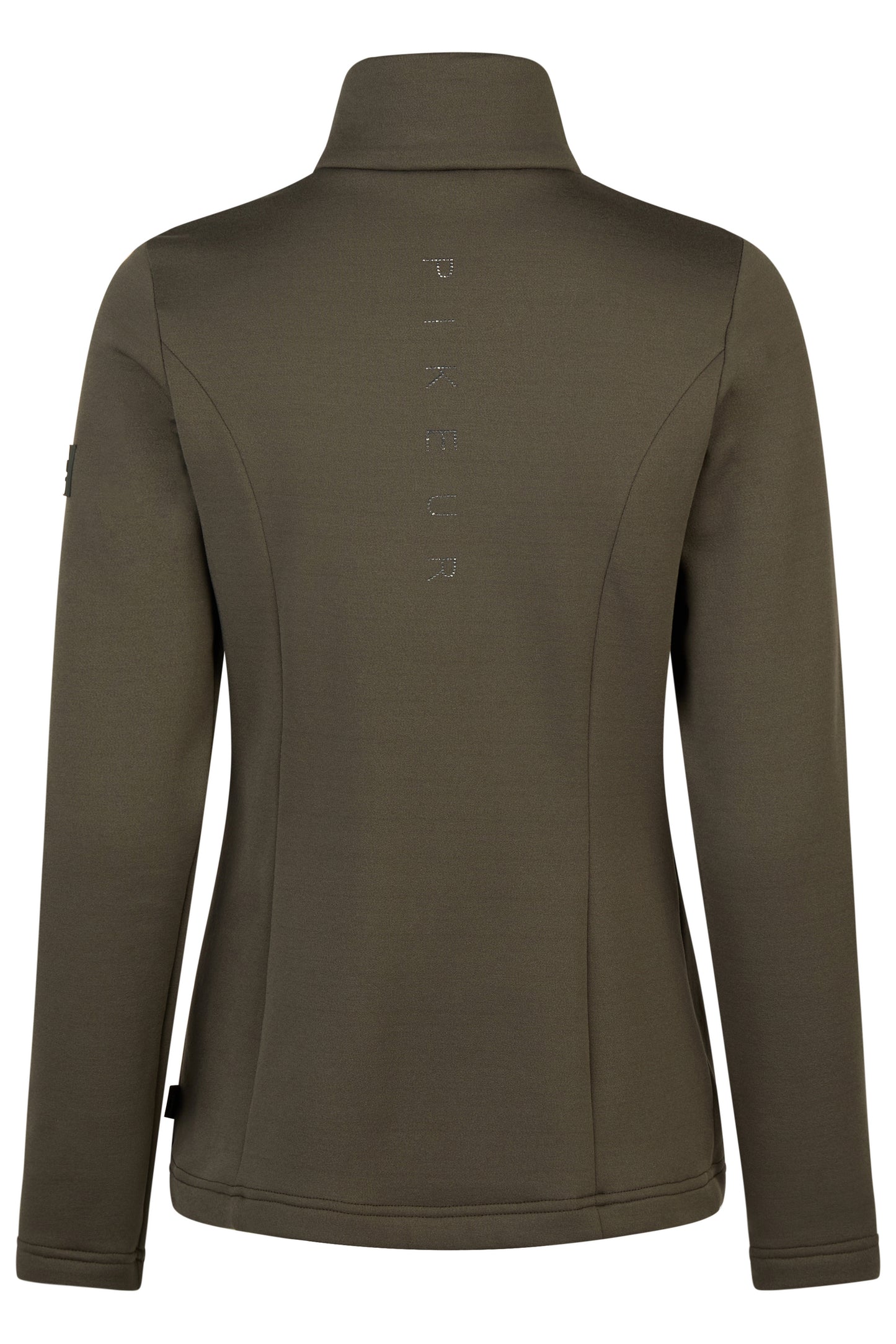 Green jacket on a white background