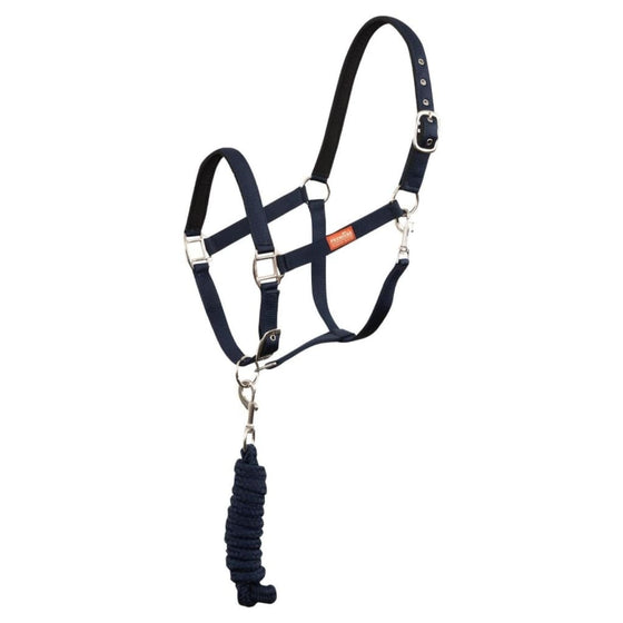 Premiere Headcollar & Rope Set Black - Headcollar Set