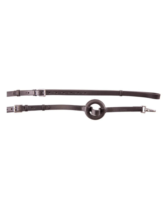 Two leather belts with metal buckles on a white background