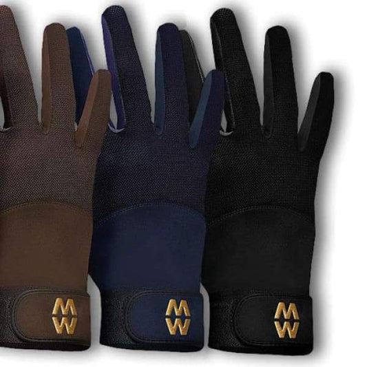 Boomerang Equestrian - Premium MacWet Micromesh Long Cuff Sports Gloves