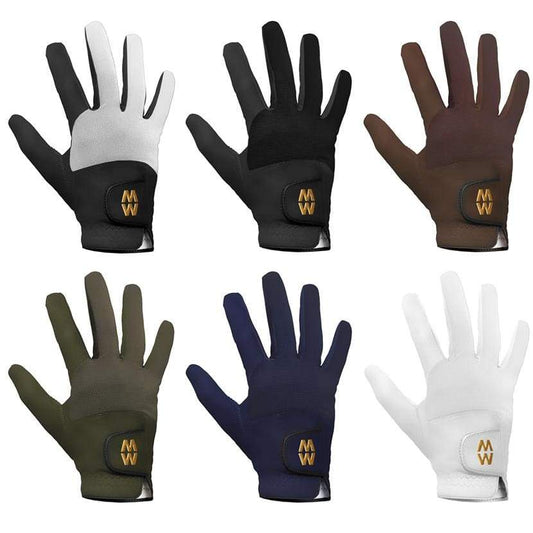 Boomerang Equestrian - Premium MacWet Micromesh Short Cuff Sport Gloves