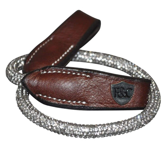 Boomerang Equestrian - Privilege Equitation Flags & Cup Sparkle Browband Brown/Silver