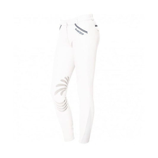 Boomerang Equestrian - Privilege Equitation Flags & Cups Cayenne Junior Breeches White