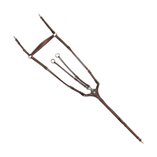 Boomerang Equestrian - Privilege Equitation Flags & Cups Comfort Breastplate Brown