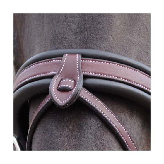 Privilege Equitation Flags & Cups Madrid Bridle Brown - PONY - Bridle