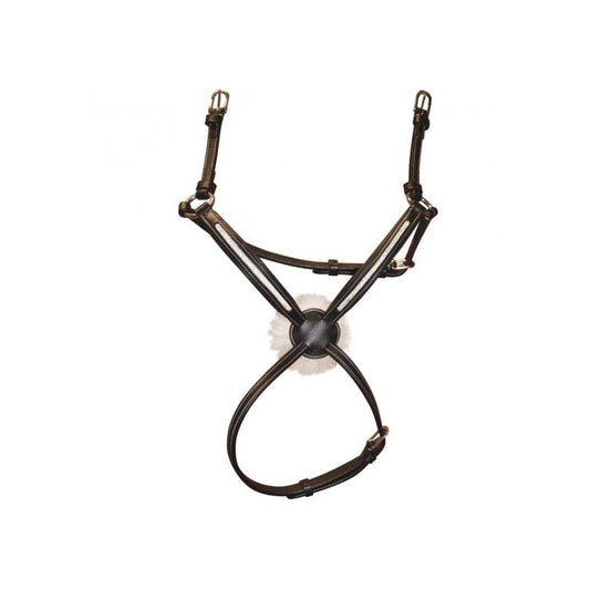 Boomerang Equestrian - Privilege Equitation Flags & Cups Mechelen Grackle Noseband Brown