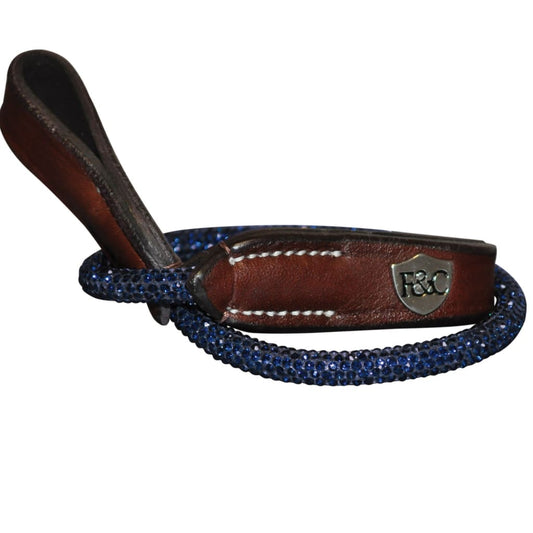Boomerang Equestrian - Privilege Equitation Flags & Cups Sparkle Browband Brown/Navy