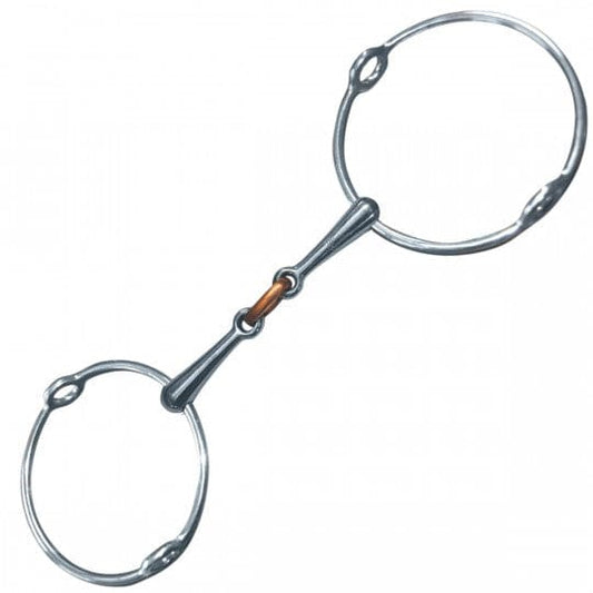 Boomerang Equestrian - Privilege Equitation Loose Ring Double Jointed Cheltenham Gag Bit